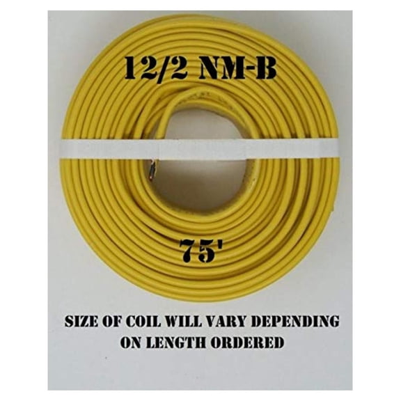 12/2 NM-B x 75' Non-Metallic Sheathed Electrical Cable