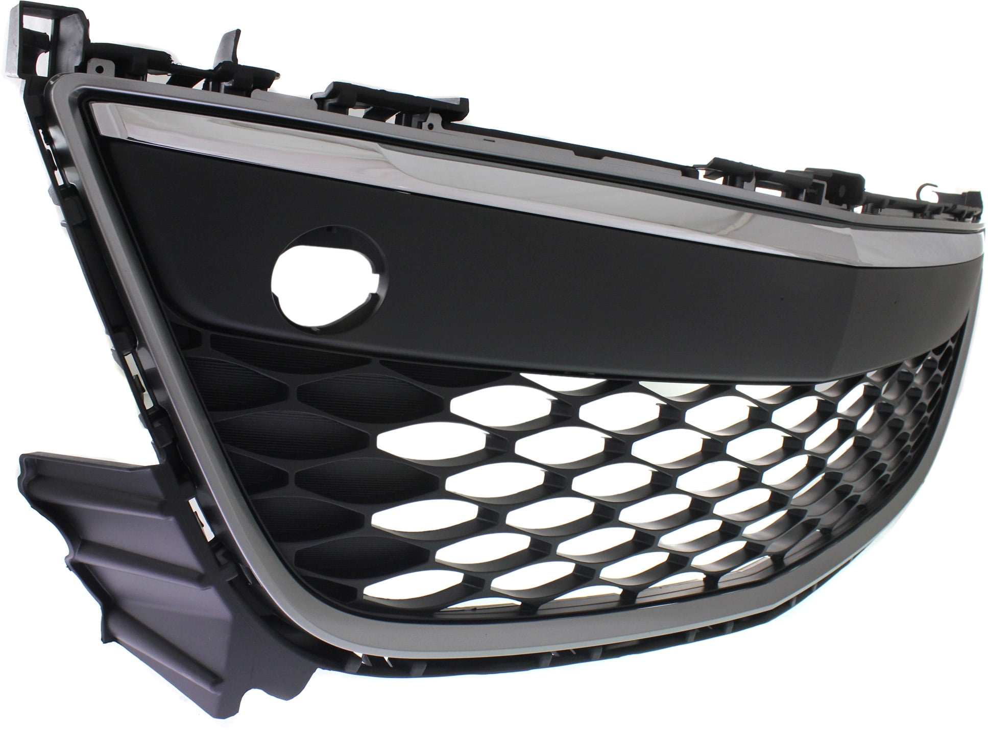 Bumper Grille Compatible With 2010-2012 Mazda CX-7 Front Chrome