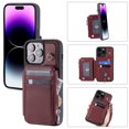 Crossbody Wallet Case for iPhone 13 Pro Max with Card Slot Holder