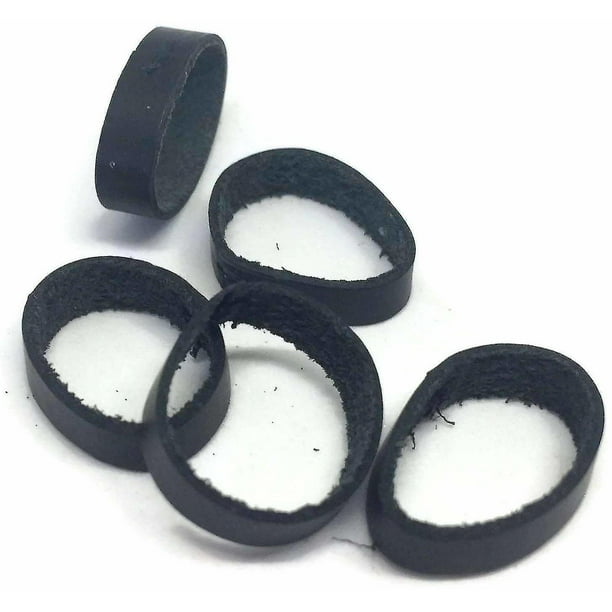 (22mm) Watch Strap Keeper Black Leather Pack Of 5 Walmart.ca