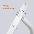 thumbnail image 3 of Wall Mount Staircase Handrail, Heavy Duty Wall Mount Staircase Handrail Grab Bar, Heavy Duty Stair Railing Grab Bar for Safety, Wall Mount Stair Hand with Alloy Steel, 3 of 7