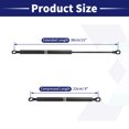 thumbnail image 4 of Unique Bargains 2 Pcs 15inch 45Ibs/200N Black Lift Supports Struts Shocks Gas Spring Universal for RV Car Truck Boat, 4 of 8