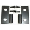Rugged Ridge 11202.03 Door Hinge Brackets, Lower, Black; 76-06 Jeep CJ/Wrangler YJ/TJ