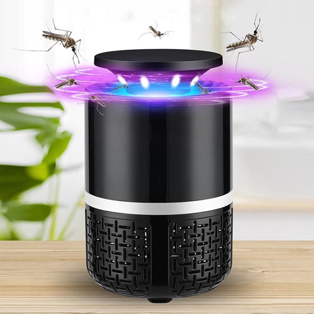 Eléctrico USB Electric Mosquito Killer Lamp UV Bug Zapper Anti Insect Trap (Negro) Wdftyju Para estrenar