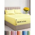 thumbnail image 1 of Juego de sábanas CGK Unlimited Extra Deep Pocket King Yellow, 1 of 9