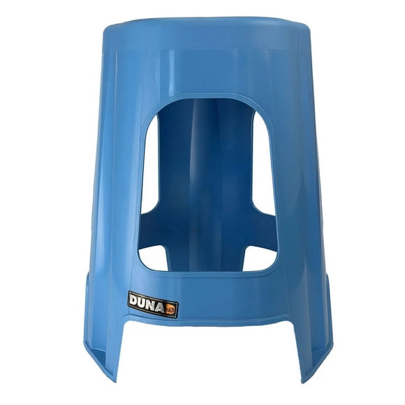 Banco D/Plástico MOD Capri Color Azul Tres Patas