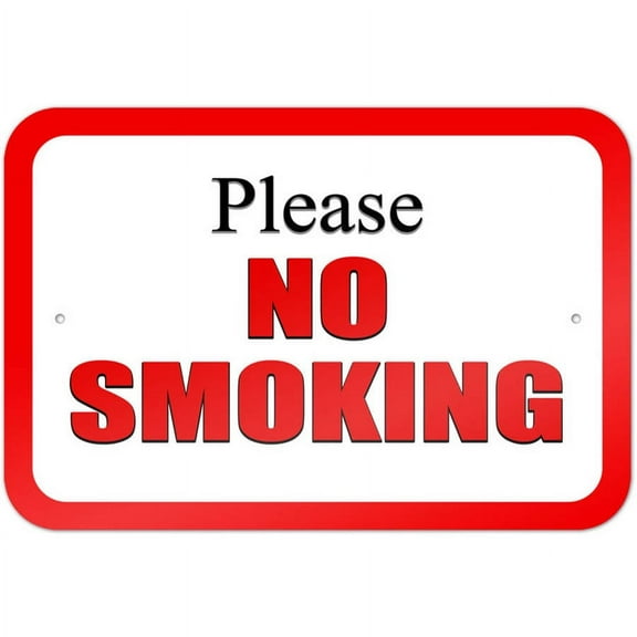Please No Smoking Sign