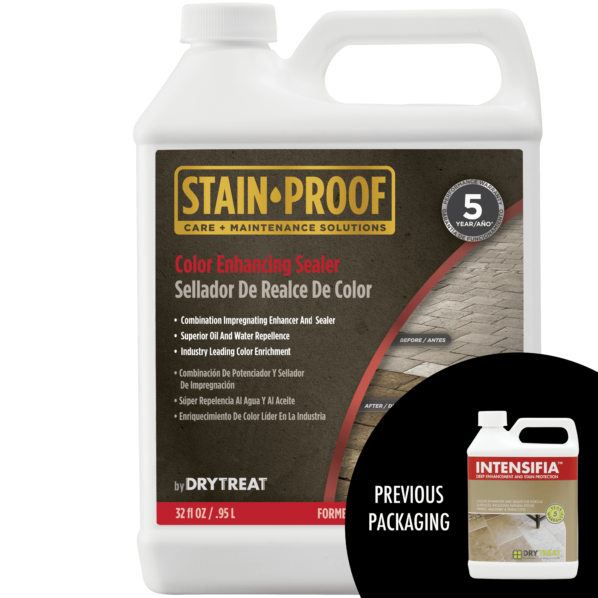 STAINPROOF Color Enhancing Sealer Formerly DryTreat INTENSIFIA™ 1