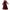 Wine, variant on Womens Plus Size Chiffon Maxi Dress Long Puff Sleeve Ruffle Neck Wedding Guest Cocktail Dress Elegant Long Dresses