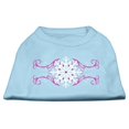 thumbnail image 1 of Pink Snowflake Swirls Screenprint Shirts Baby Blue Xs (8), 1 of 1