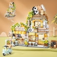 thumbnail image 4 of City Cafe Building Blocks Toys, Openable Coffee Shop Building Set,1077pcs Mini Bricks, 4 of 5