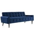 thumbnail image 2 of Modway Delve Performance Velvet Sofa in Navy, 2 of 4