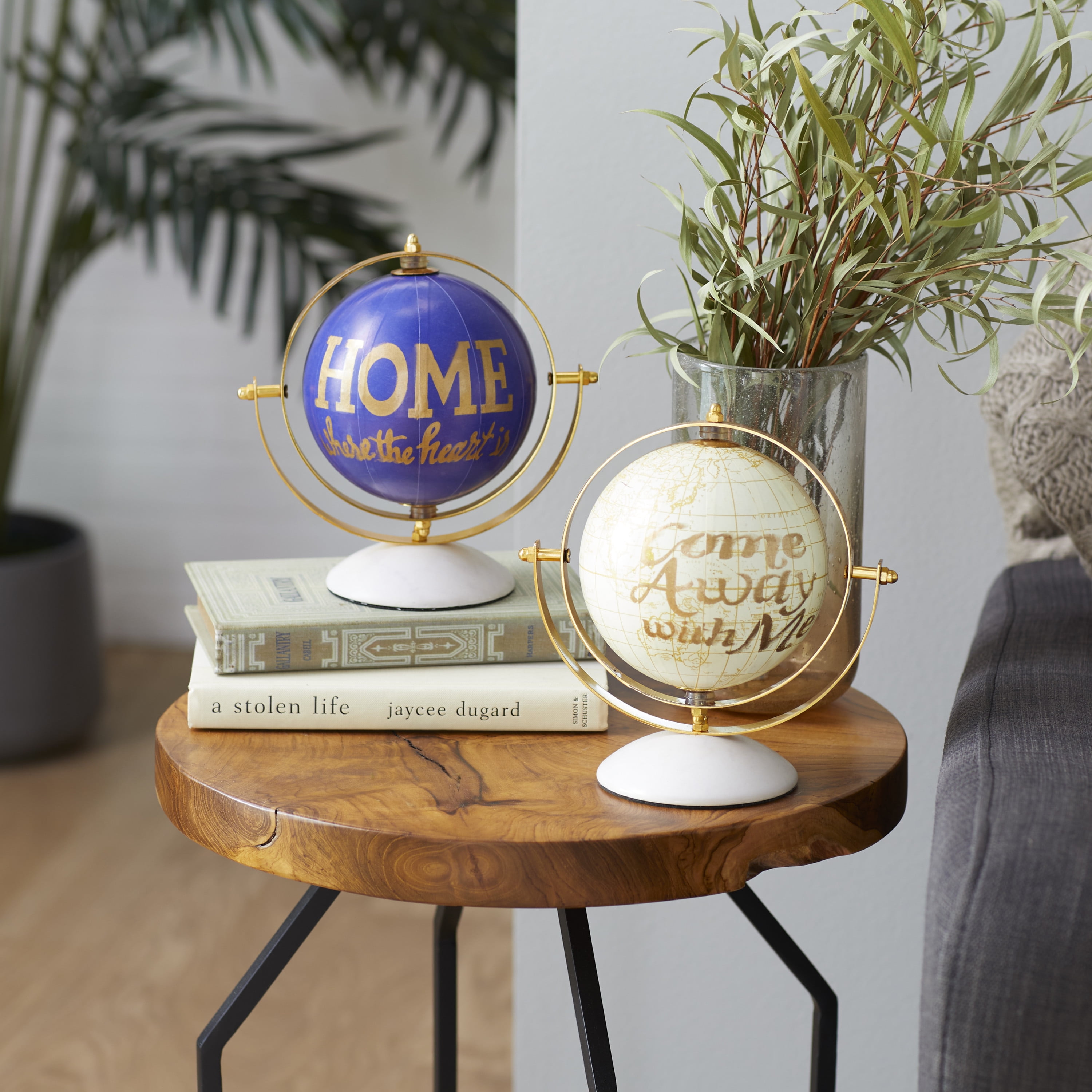 DecMode 8' Stainless Steel Globe Stand