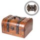 thumbnail image 1 of VERDANVERSE 20Ud Bisagras Retro Vintage De Metal Marrón Oscuro Para Muebles Cajas Y Armarios, 1 of 6