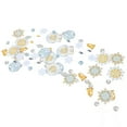 thumbnail image 3 of 4pcs Christmas Hanging Snowflakes Decorations Paper Snowflakes Bell Hanging Garland, 3 of 8