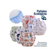 thumbnail image 4 of Paquete de 6 Pañales Ecológicos de Tela para Bebé, Bluelander CBHH-0002, 4 of 4