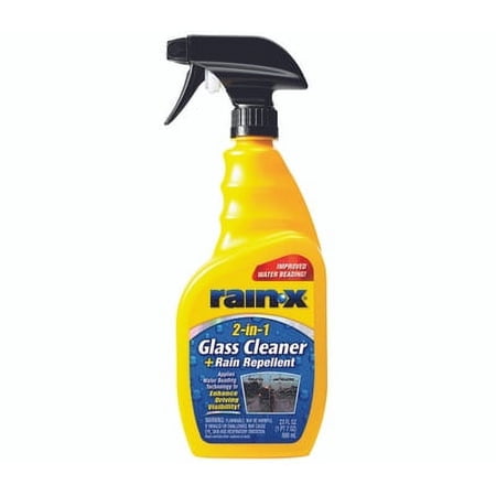 (Pack of 2), Rain X 5071268 23 Ounce 2 In 1 Glass Clean, 5071268