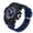 Blue, variant on Men's Large Face Watches 5ATM Outdoor Sports Military Digital Transparent Watch Multi Function Water Resistant Backlight Alarm Stopwatch LED Rugged Wristwatch for Training Hiking
