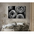 thumbnail image 2 of PixonSign Canvas Print Wall Art Close-Up of Rose Bud Botanical Wilderness Photography Realism Contemporary Portrait Relax/Calm Dark Black and White for Living Room, Bedroom, Office - 16"x24"x2, 2 of 5