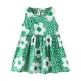 thumbnail image 4 of ASFGIMUJ Girls Dresses Casual Summer Casual Dress Everyday Wear Play Dress Soft Breathable A Line Beach Midi Sundress For Kids 3-4, 4 of 4