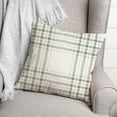 thumbnail image 3 of Creative Products Painted Plaid Green 16 x 16 Indoor / Outdoor Pillow, 3 of 3