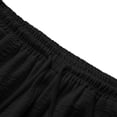 thumbnail image 5 of Ceisia Men's Linen Blend Wide Leg Pants Elastic Waist Drawstring Breathable Loose Fit Summer Beach Trousers Black S Gifts for Father, 5 of 9