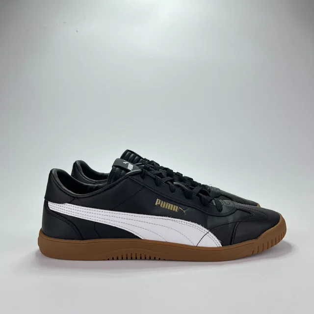 PU & MA Club 5v5 Black Leather Gum Sole Athletic Lifestyle Shoes Men's Size 12
