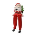 thumbnail image 3 of FVDPWYE Resin Sitting Santa Claus Figurine, Cute and Decorative Christmas Decoration for right holding tree, 3 of 9