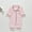 Pink, variant on Zecgelong Newborn Infant Baby Girl Boy Pajamas Romper Button Up Pajamas Footie Pj's Jumpsuit Clothes Girls Summer Rompers Size 0-3 Months
