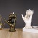thumbnail image 2 of 2 Piezas de Candelabro de Buda, Estatua de Mano de Loto, , Decoración de Sunnimix Candelero de Buda, 2 of 8