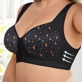 thumbnail image 4 of Aofany Front Closure Bras for Womens Bras Front Snaps Seniors Snap Front Bra Older Women Comfort Everyday Bras, 40C-48C, 4 of 5