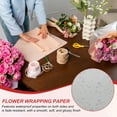 thumbnail image 4 of Uxcell Gift Bouquet Wrapping Paper, Waterproof Flower Wrapping Paper for Wedding DIY Craft Grey, 4 of 7