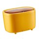 thumbnail image 4 of Cubo de Basura de Escritorio Macarena Soporte Ajustable para Teléfono Móvil Estilo con Tapa Amarillo, 4 of 8