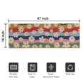 thumbnail image 5 of Pioneer Flower Floral Print Pattern Door Rugs,Washable Non Slip Door Mats Indoor,Decorative Door Mats,Entry Mat Indoor for Entrance,Bedroom,Kitchen,Bathroom,16"x47", 5 of 6