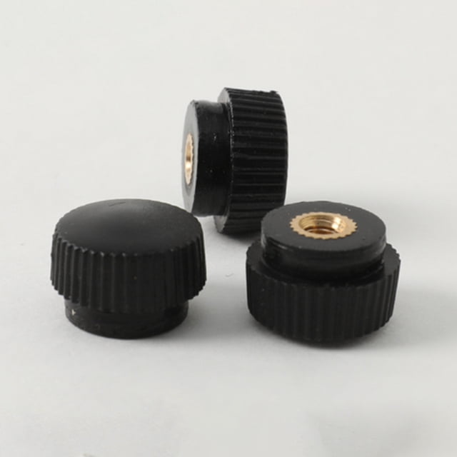 Maoww Bakelite Nut Replacement Professional Junction Modified Parts Sturdy Copper Core Thread Knurled Knob Clamp m 4 Type2 NO2