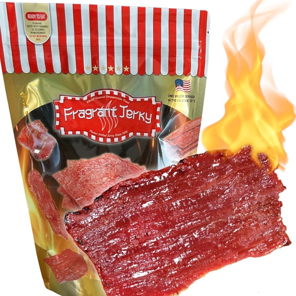 Singapore Street Snack, Fire-Grilled Beef Jerky, Grilled Fresh to Your Order, Shipped the Same Day (Original Flavor 4 oz.) - L.A. Times "Handmade Gift" Winner
