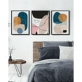 thumbnail image 3 of Modern Abstract 11x14in Black Framed Wall Art for Living Room Bedroom Color Blocks Artwork Home Decoration, 3 of 3