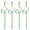 Rainbow, variant on Unique Bargains 4Pack 10.6' Curly Shape Stainless Steel Straws Reusable Metal Straw, Rainbow