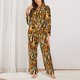thumbnail image 2 of Balery Zebra Conjunto de Pijama con Estampado para Mujer, Conjunto de Dos Piezas con Manga Larga, Ropa de Dormir Suave con Bolsillos, Pijamas Cómodos-Small, 2 of 7