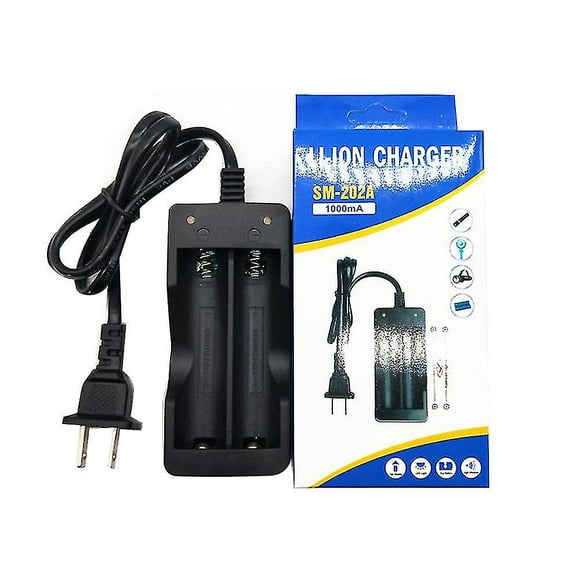 2 Slots Smart Charging 18650 Battery Li-ion Rechargeable Battery