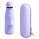 thumbnail image 4 of Paraguas de viaje para hombres y mujeres, miniparaguas de verano, protección solar, para Violeta con Estuche, 4 of 9