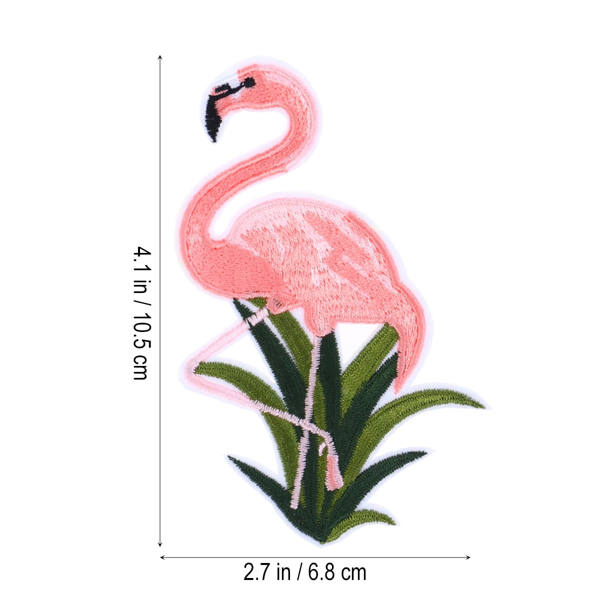 Download 10 Pcs Diy Flamingo Iron On Patch Embroidered Applique Patches Flamingo Embroidery Sewing Patch Right Walmart Com Walmart Com