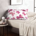 thumbnail image 6 of Fuzoiu Girl Butterfly Print Fuzzy Pillowcases, Super Soft Pillow Case Cover with Zipper for Bedroom, Sofa, Couch,Cozy Pillow Shams for All Seasons-16"x24", 6 of 6