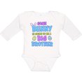 thumbnail image 3 of Inktastic Some Bunny is Going to Be a Big Brother with Bunny Ears and Eggs Boys Long Sleeve Baby Bodysuit, 3 of 5