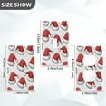 thumbnail image 7 of Yayeee Toggle Light Switch Wall Plate 1-Gang 4.5"x2.7" Home Decorative Outlet Cover, Red Santa Hats Pattern, 7 of 7