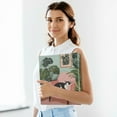 thumbnail image 6 of FORMRS 3 Ring Binder 1.5 inch with Pockets Set of 2 Clip Board 200 Sheets Capacity, Pink Sleeping Cat, 6 of 8