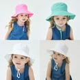 thumbnail image 6 of Baby Sun Hat Toddler Beach Swim Hats UPF 50+ Summer Bucket Hat Kids Infant Wide Brim Adjustable Sun Hat for Baby Boy Girls, 6 of 7