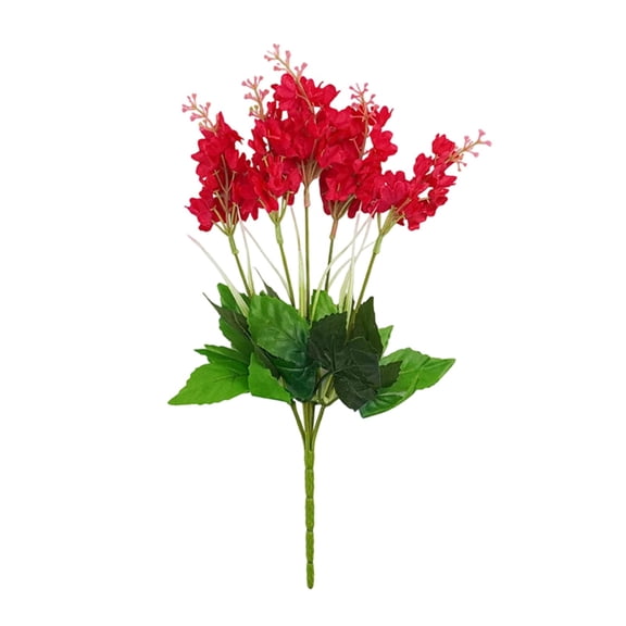 1 Pcs Artificial Hyacinth Flower Bouquet,5 Heads Realistic Hyacinth Fake Flowers,13.5 Inch Faux Hyacinth Bouquet,Silk Fabric Artificial Hyacinth Flowers For Home Wedding Decoration,(G,13.5 in)