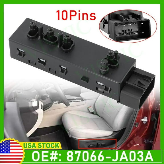 For Nissan Altima 2.5 3.5L 07-12 LH Driver Power Seat Control Switch 87066JA03A