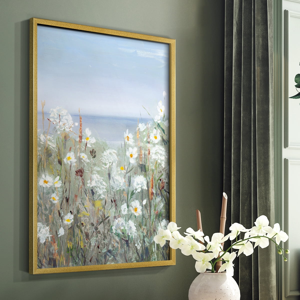 Wild Sea Breeze II Framed Print - Solid Wood in Single Picture Frame Solid Wood 2 Framed Print